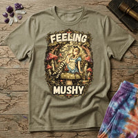 Printify T-Shirt Feeling Mushy Mushroom T-Shirt! Mushroom Magic Mushroom T-Shirt
