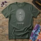 Printify T-Shirt Fingerprint Mushroom T-Shirt Mushroom Magic Mushroom T-Shirt