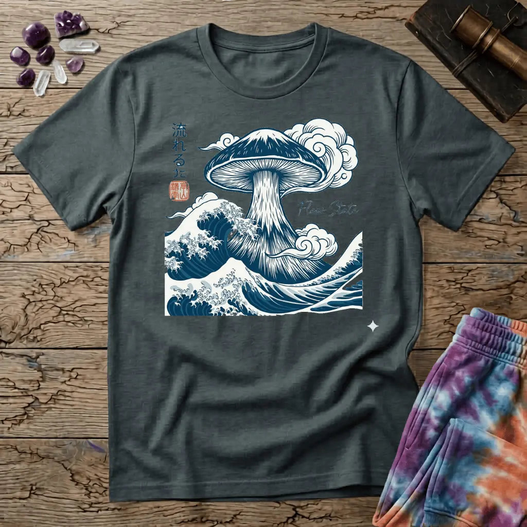 Printify T-Shirt Flow State Mushroom T-Shirt Mushroom Magic Mushroom T-Shirt