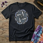 Printify T-Shirt Four Mushroom Celtic T-Shirt Mushroom Magic Mushroom T-Shirt