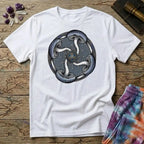 Printify T-Shirt Four Mushroom Celtic T-Shirt Mushroom Magic Mushroom T-Shirt