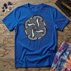 Printify T-Shirt Four Mushroom Celtic T-Shirt Mushroom Magic Mushroom T-Shirt