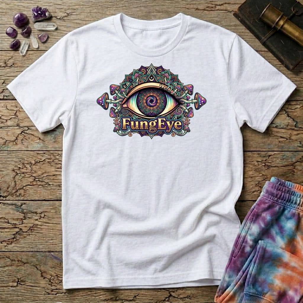 Printify T-Shirt FungEye Too Fungus Mushroom T-Shirt Mushroom Magic Mushroom T-Shirt