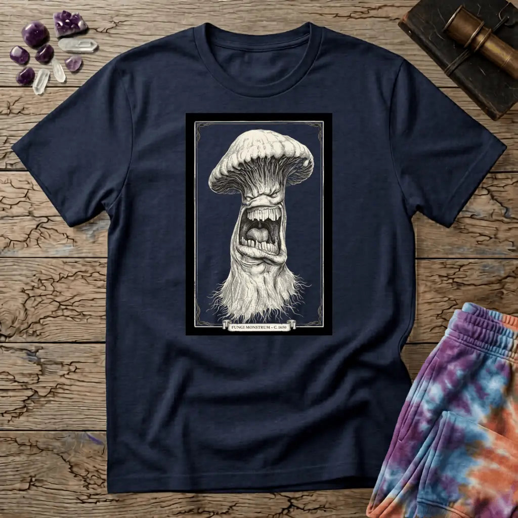 Printify T-Shirt Fungi Monstrum Mushroom T-Shirt Mushroom Magic Mushroom T-Shirt