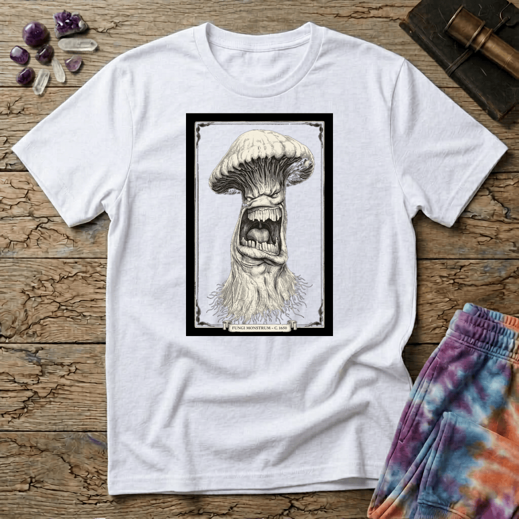 Printify T-Shirt Fungi Monstrum Mushroom T-Shirt Mushroom Magic Mushroom T-Shirt