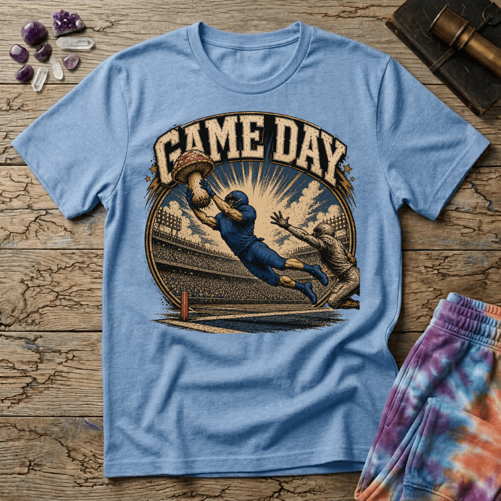 Printify T-Shirt Game Day OBeck Mushroom T-Shirt Mushroom Magic Mushroom T-Shirt
