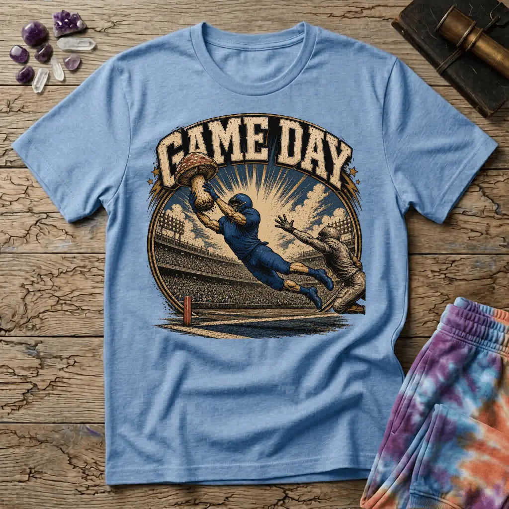 Printify T-Shirt Game Day OBeck Mushroom T-Shirt Mushroom Magic Mushroom T-Shirt