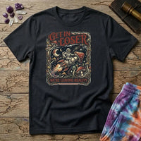 Printify T-Shirt Get In Loser Reality Mushroom T-Shirt Mushroom Magic Mushroom T-Shirt