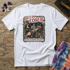 Printify T-Shirt Get In Loser Reality Mushroom T-Shirt Mushroom Magic Mushroom T-Shirt