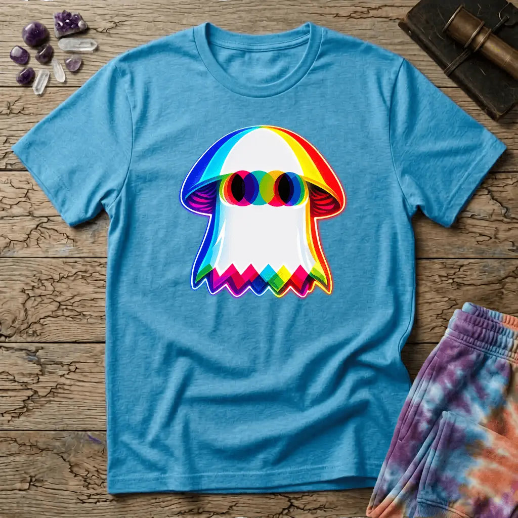 Printify T-Shirt Ghost Mushroom T-Shirt Mushroom Magic Mushroom T-Shirt