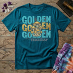 Printify T-Shirt Golden Teacher T-Shirt Mushroom Magic Mushroom T-Shirt