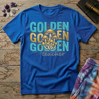 Printify T-Shirt Golden Teacher T-Shirt Mushroom Magic Mushroom T-Shirt