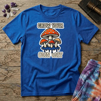 Printify T-Shirt Grow Your Own Way Mushroom T-Shirt Mushroom Magic Mushroom T-Shirt