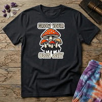 Printify T-Shirt Grow Your Own Way Mushroom T-Shirt Mushroom Magic Mushroom T-Shirt