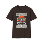 Printify T-Shirt Grow Your Own Way Mushroom T-Shirt Mushroom Magic Mushroom T-Shirt