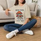 Printify T-Shirt Grow Your Own Way Mushroom T-Shirt Mushroom Magic Mushroom T-Shirt