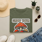 Printify T-Shirt Grow Your Own Way Mushroom T-Shirt Mushroom Magic Mushroom T-Shirt