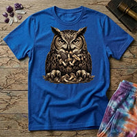 Printify T-Shirt Happy Owl Mushroom T-Shirt Mushroom Magic Mushroom T-Shirt
