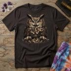 Printify T-Shirt Happy Owl Mushroom T-Shirt Mushroom Magic Mushroom T-Shirt