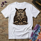 Printify T-Shirt Happy Owl Mushroom T-Shirt Mushroom Magic Mushroom T-Shirt
