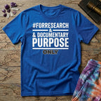 Printify T-Shirt Hashtag Facebook Mushroom #forresearch&documentarypurposeonly T-Shirt Mushroom Magic Mushroom T-Shirt
