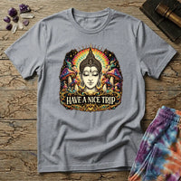 Printify T-Shirt Have a Nice Trip Mushroom T-Shirt Mushroom Magic Mushroom T-Shirt