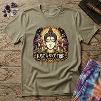 Printify T-Shirt Have a Nice Trip Mushroom T-Shirt Mushroom Magic Mushroom T-Shirt