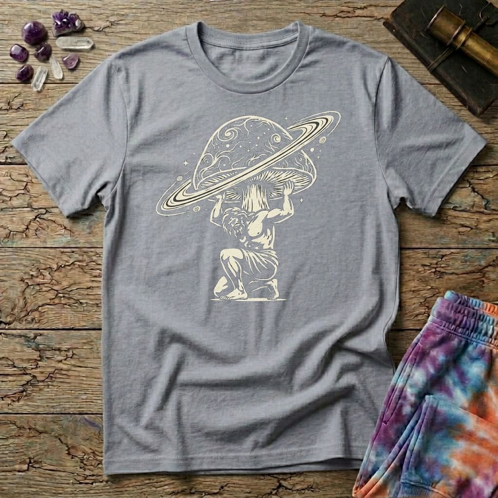 Printify T-Shirt Hercules Galaxy Mushroom T-Shirt Mushroom Magic Mushroom T-Shirt