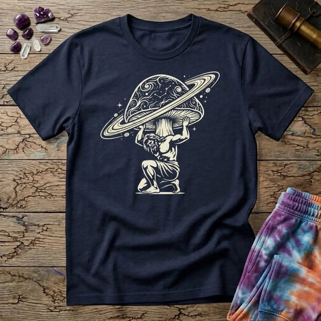 Printify T-Shirt Hercules Mushroom Universe T-Shirt Mushroom Magic Mushroom T-Shirt