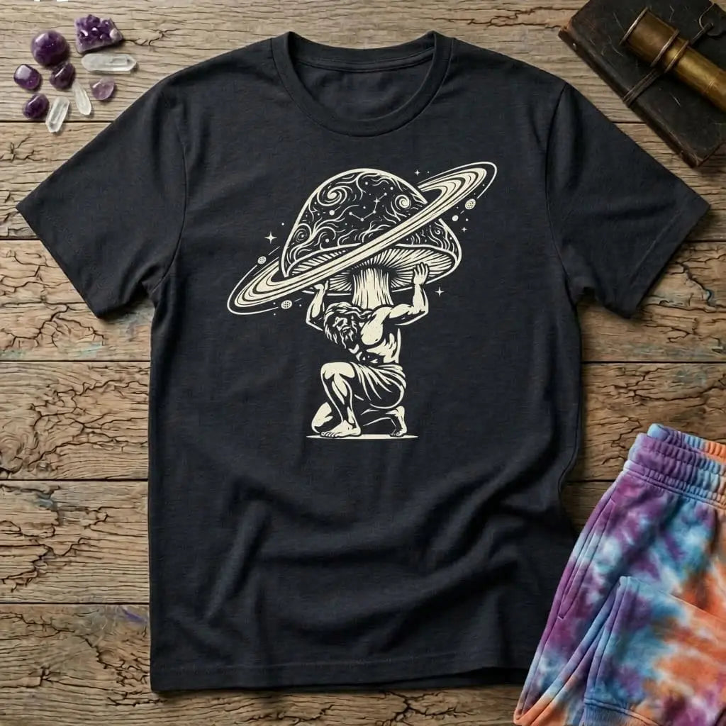 Printify T-Shirt Hercules Mushroom Universe T-Shirt Mushroom Magic Mushroom T-Shirt