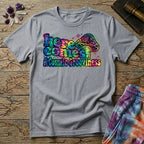 Printify T-Shirt Here Comes a Cosmic Grooviness Mushroom T-Shirt Mushroom Magic Mushroom T-Shirt