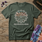 Printify T-Shirt High Altitude Low Attatude T-Shirt Mushroom Magic Mushroom T-Shirt