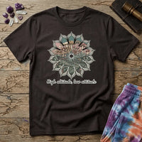 Printify T-Shirt High Altitude Low Attatude T-Shirt Mushroom Magic Mushroom T-Shirt