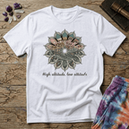 Printify T-Shirt High Altitude Low Attatude T-Shirt Mushroom Magic Mushroom T-Shirt
