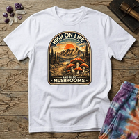 Printify T-Shirt High On Life Mushroom T-Shirt Mushroom Magic Mushroom T-Shirt
