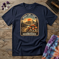Printify T-Shirt High On Life Mushroom T-Shirt Mushroom Magic Mushroom T-Shirt