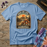 Printify T-Shirt High On Life Mushroom T-Shirt Mushroom Magic Mushroom T-Shirt