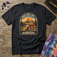 Printify T-Shirt High On Life Mushroom T-Shirt Mushroom Magic Mushroom T-Shirt