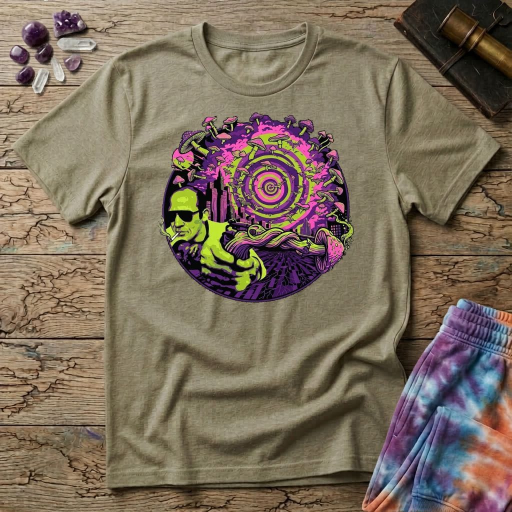 Printify T-Shirt Hunter S Mushroom T-Shirt Mushroom Magic Mushroom T-Shirt