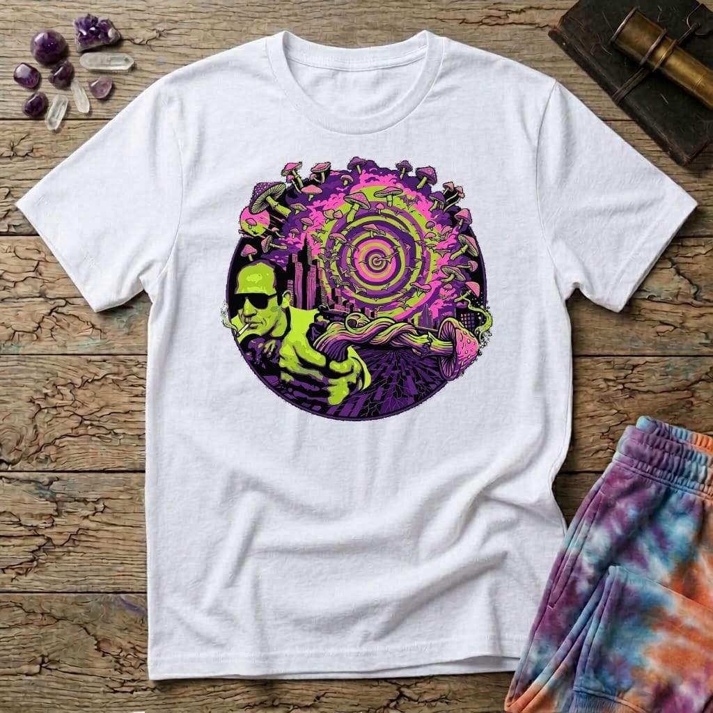 Printify T-Shirt Hunter S Mushroom T-Shirt Mushroom Magic Mushroom T-Shirt
