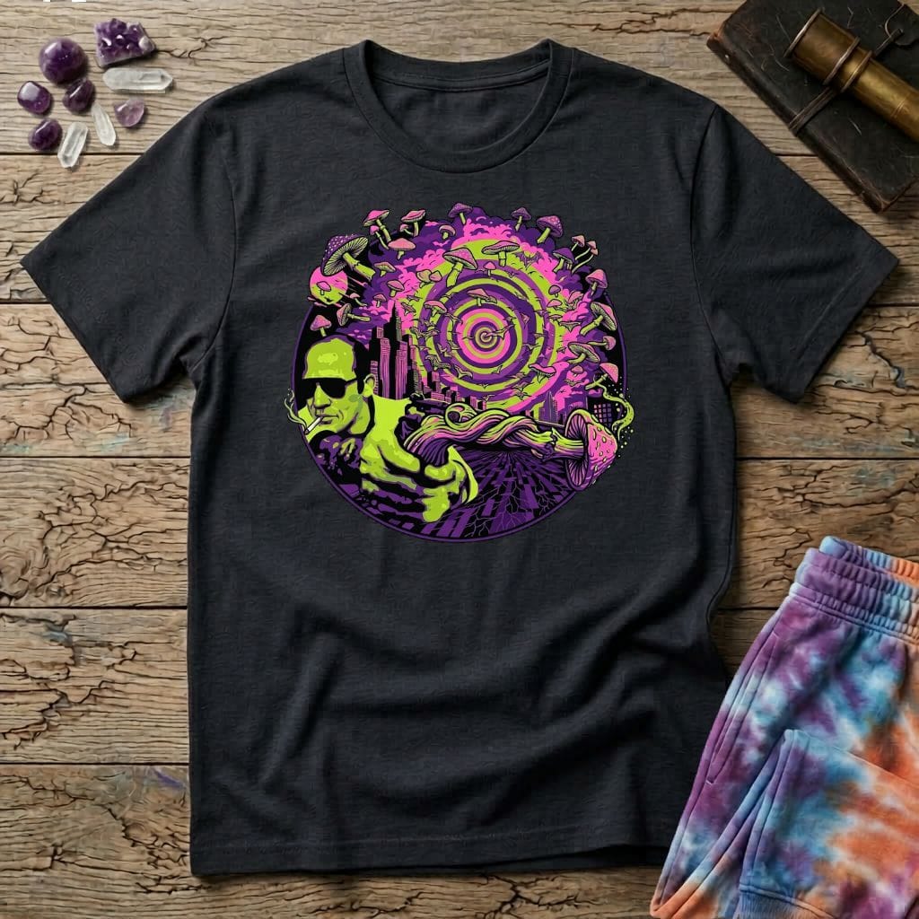 Printify T-Shirt Hunter S Mushroom T-Shirt Mushroom Magic Mushroom T-Shirt