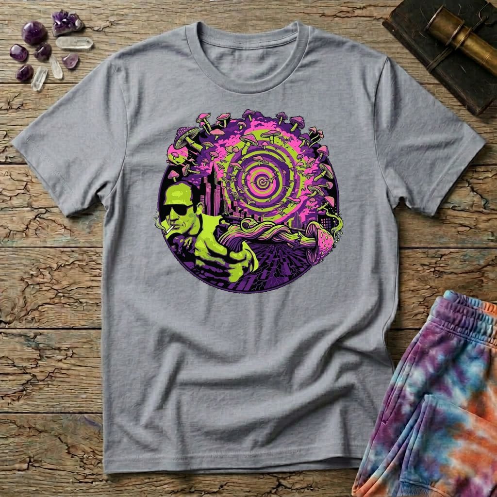 Printify T-Shirt Hunter S Mushroom T-Shirt Mushroom Magic Mushroom T-Shirt