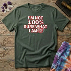 Printify T-Shirt I'm Not 100% Sure What I Am Mushroom T-Shirt Mushroom Magic Mushroom T-Shirt