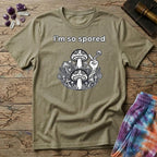 Printify T-Shirt I'm So Spored Too Mushroom T-Shirt Mushroom Magic Mushroom T-Shirt