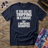 Printify T-Shirt If You See Me Tripping T-Shirt Mushroom Magic Mushroom T-Shirt