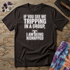 Printify T-Shirt If You See Me Tripping T-Shirt Mushroom Magic Mushroom T-Shirt