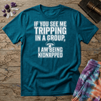 Printify T-Shirt If You See Me Tripping T-Shirt Mushroom Magic Mushroom T-Shirt