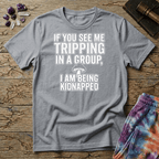 Printify T-Shirt If You See Me Tripping T-Shirt Mushroom Magic Mushroom T-Shirt