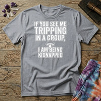 Printify T-Shirt If You See Me Tripping T-Shirt Mushroom Magic Mushroom T-Shirt