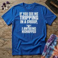 Printify T-Shirt If You See Me Tripping T-Shirt Mushroom Magic Mushroom T-Shirt